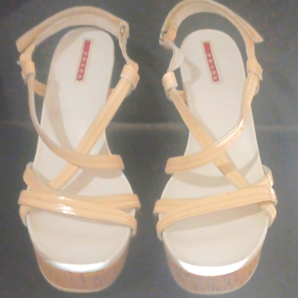 Gorgeous Prada Leather Wedge